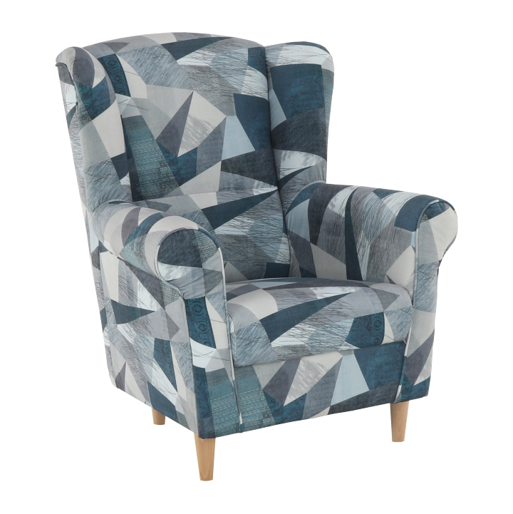 Křeslo ušák CHARLOT — látka, více variant Kondela