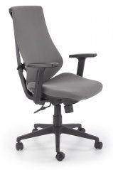 Kancelárska otočná stolička RUBIO – látka sivá