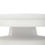 Elegantní bílý kovový konferenční stolek ARID – Autronic