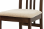 Jídelní dřevěná židle GRIGLIA – masiv buk, ořech, krémový potah