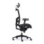 Kancelárska ergonomická stolička GAME - celosieť, čierna