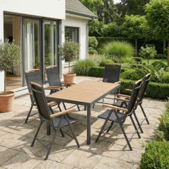 Zahradní skládací židle SNAP – hliníková konstrukce a síťovina, Autronic