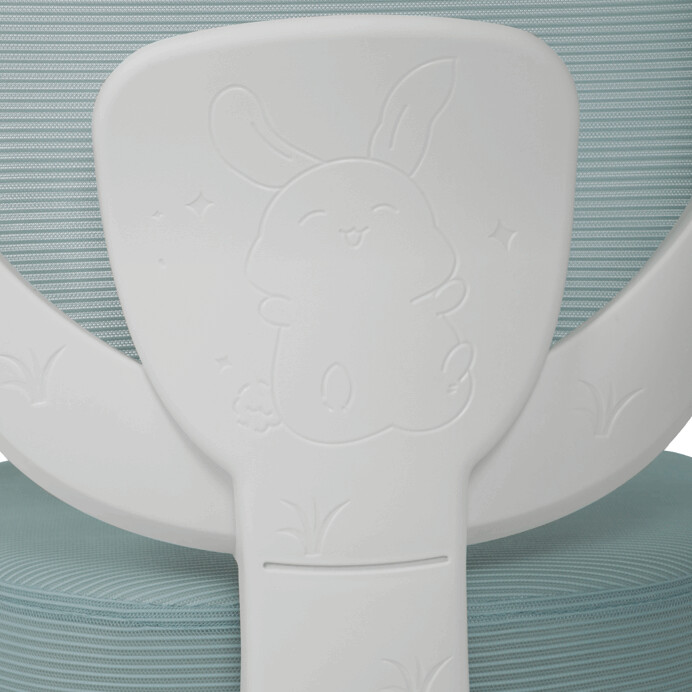 Detská výškovo nastaviteľná stolička AERO – zelená sieťovina Autronic