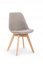 Jídelní židle MOSKATA – masiv/plast/látka, více barev