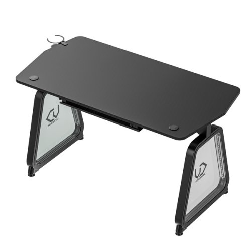 Herní stůl UTRADESK BOOSTER - 136 cm, podsvícený, černý