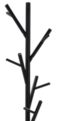 Stojanový vešiak Alex — kov, čierna