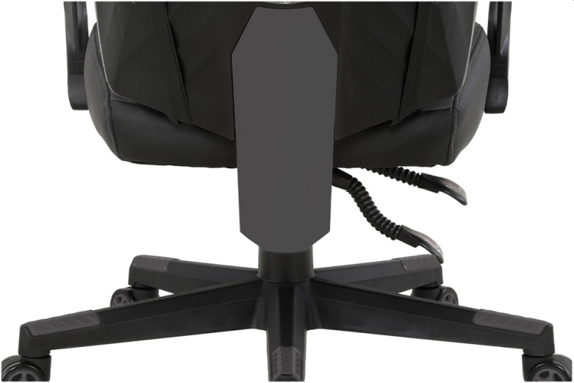 Herní křeslo TOP RACING – síť/PU kůže, černá, nosnost 130 kg Autronic