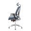 Kancelářská ergonomická židle Office Pro LACERTA — více barev, nosnost 150 kg - Čalounění LACERTA: Černá