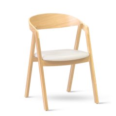 Křesílko GURU buk látka – čalouněný sedák, stohovatelné, více barev Stima