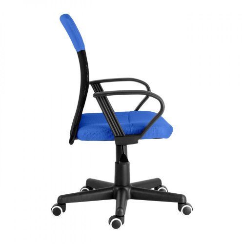 Dětská židle na kolečkách TIMMY II — látka, modrá