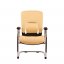 Konferenční židle Office Pro VAPOR MEETING – pravá hovězí kůže, chrom - Čalounění Vapor: Kůže F02 béžová