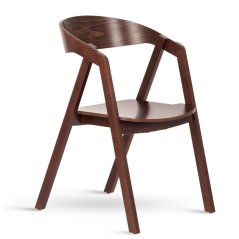 Křesílko GURU  tmavě hnědé – stylové a pohodlné Stima