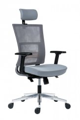 Kancelárska ergonomická stolička Antares NEXT — sivá