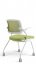 Konferenční židle na kolečkách Bestuhl U20 WHITE — více barev, stohovatelná - Barevné provedení U20 WHITE: Zelená
