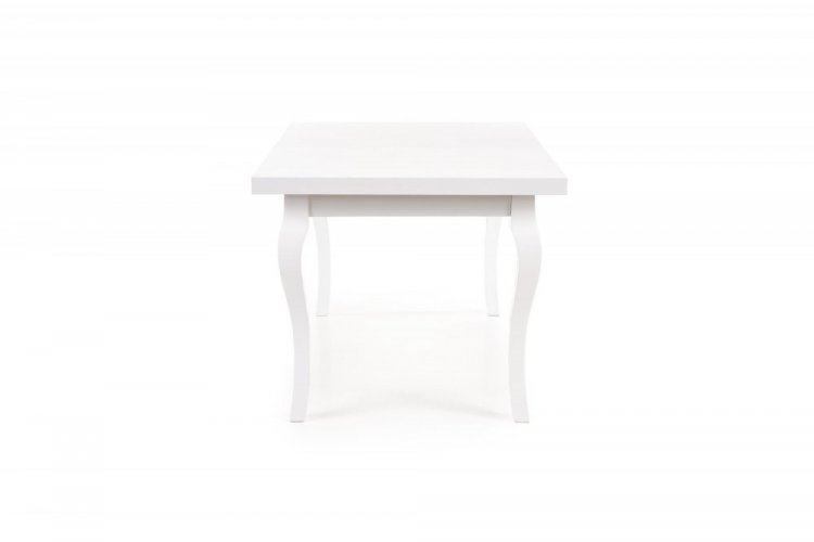 Jídelní rozkládací stůl MOZART –⁠ 160x90x75 (+80), dřevo, bílá