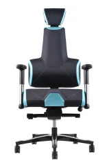 Zdravotní herní židle THERAPIA E+GAMER –⁠ černo-tyrkysová