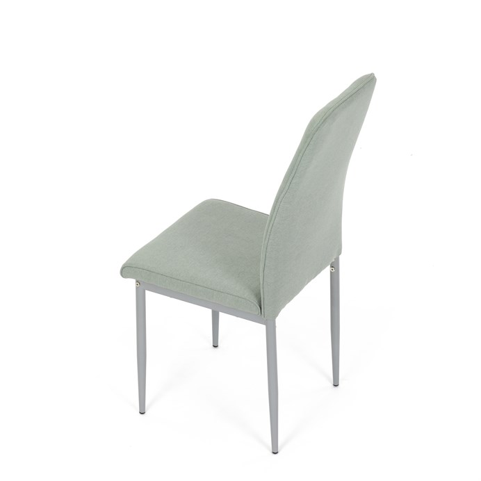 Jedálenská stolička LENA Autronic - zelená s šedými kovovými nohmi