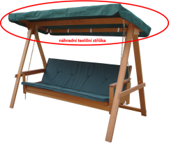 stříška k houpačce VEGAS LUX