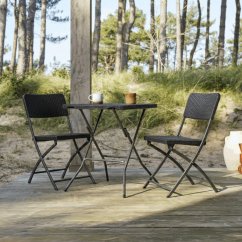 Zahradní set KRAFT 1+2 –  šedý plast a kov, Autronic