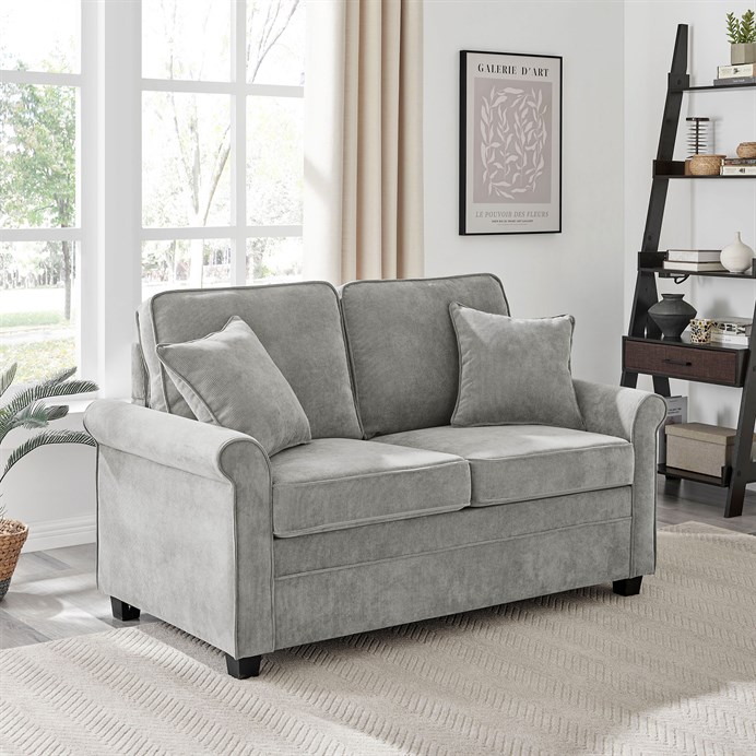 Dvoumístná rozkládací pohovka COMFY — manšestr