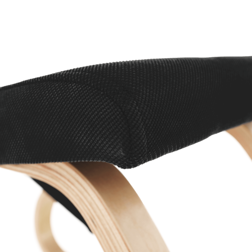 Ergonomická balanční klekačka RENAR – černá přírodní, Kondela - Barva: Černá