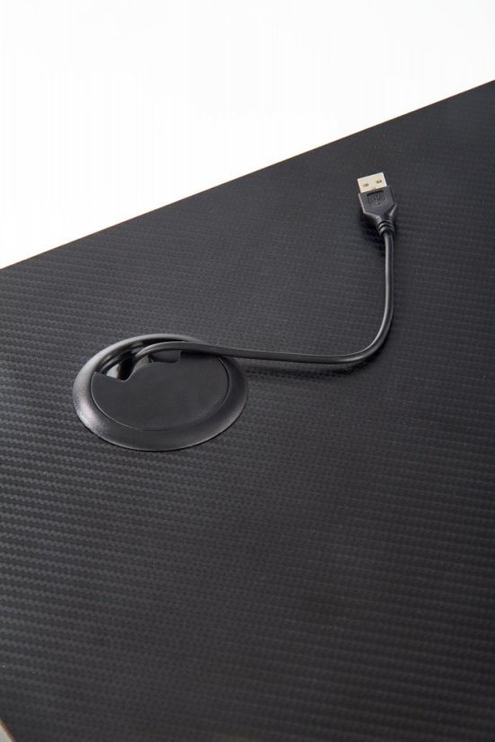 Herní stůl B40 – kov, černá Halmar