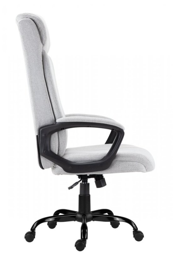 Kancelárske kreslo BASETBL XL — látka,  světlo sivá, nosnosť 150 kg