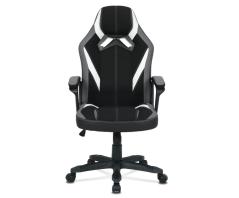 Herní křeslo ERACER Y326 – látka, šedá/černá, nosnost 130 kg