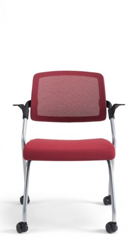 Konferenční židle na kolečkách Bestuhl U20 BLACK — více barev, stohovatelná