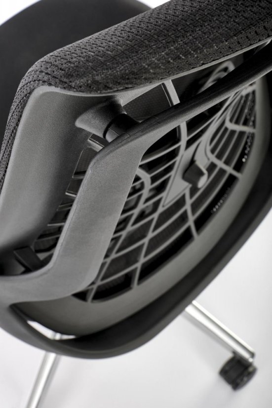 Kancelárska ergonomická stolička GERONIMO — sieť, čierna