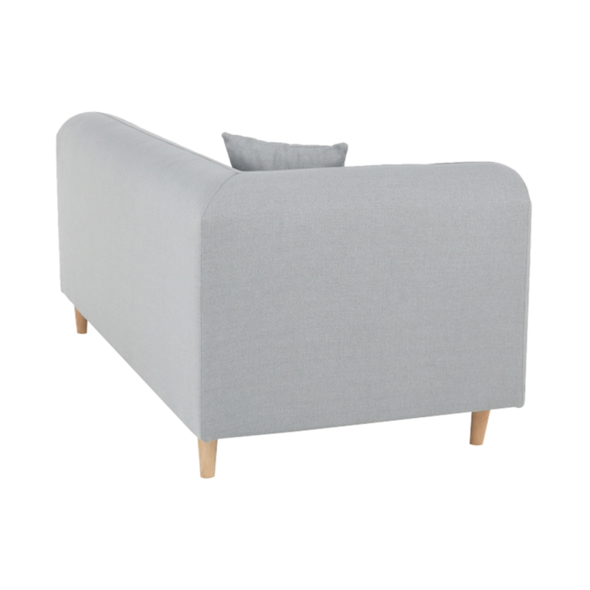 Rohová pohovka BROKEN – látka, šedá, levá Kondela