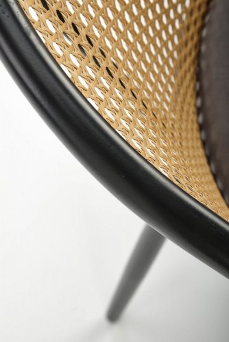 Jídelní židle TELMAR — kov, látka, šedá