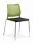 Konferenční židle TIME 171-N4 – šedý plast, čalouněný sedák, více barev, LD Seating