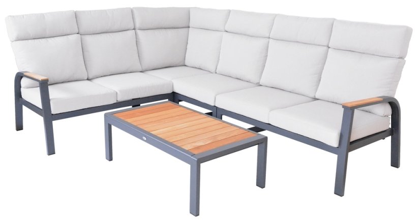 ANNECY rohová hliníková souprava