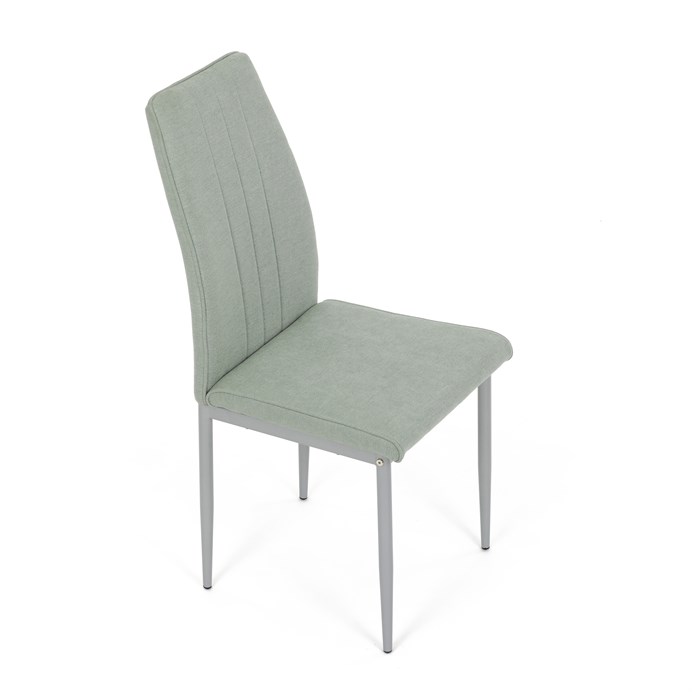 Jedálenská stolička LENA Autronic - zelená s šedými kovovými nohmi
