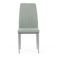 Jedálenská stolička LENA Autronic - zelená s šedými kovovými nohmi