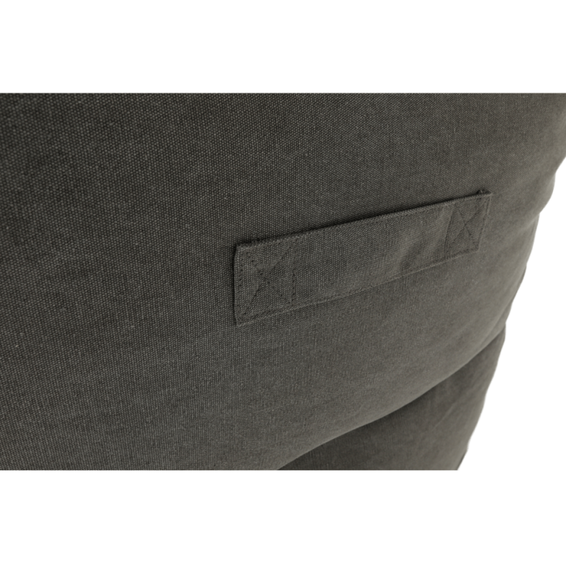 Sedací vak URASON — 80×80×80, šedá látka