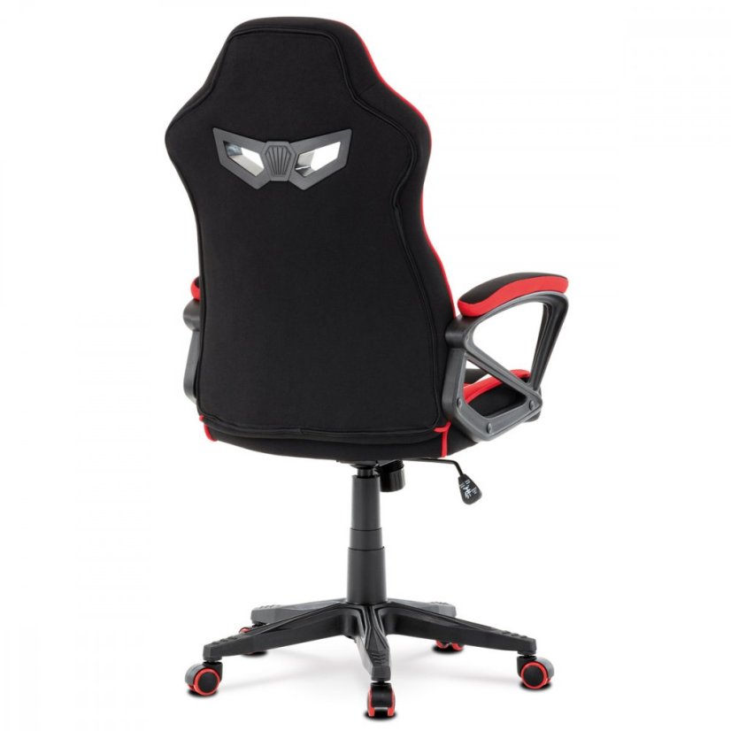 Herné kreslo RACING STYLE - látka, červená