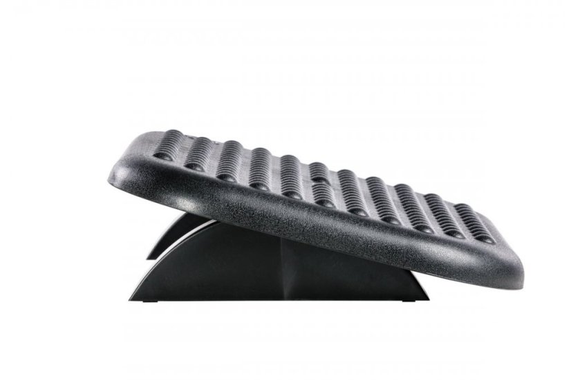 Podložka pod nohy Antares FOOTREST STANDARD — čierna, uhlovo nastaviteľná