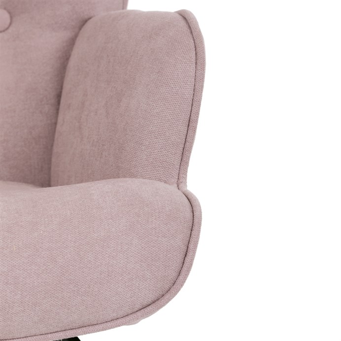 Houpací křeslo SIMLI - látka, růžová Autronic