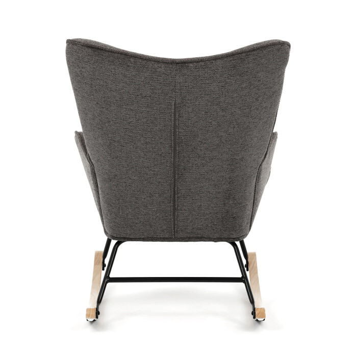 Houpací křeslo YAO – šedá, látka, ergonomický design Autronic