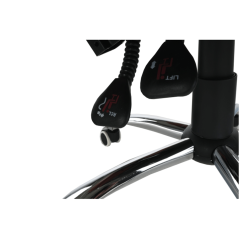 Kancelárske kreslo DRAKE — PU koža, hnedá