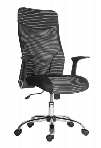 Kancelářská otočná židle Antares WONDER LARGE — více barev, černá síť/látka - Barevné provedení WONDER LARGE: Modrá