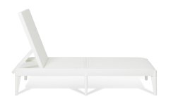 NUMANA plastové zahradní lehátko - bílá