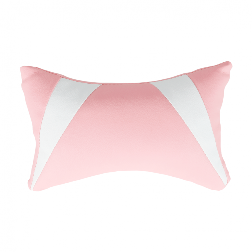 Herní židle PINKY – ekokůže, plast, bílá / růžová / černá Kondela