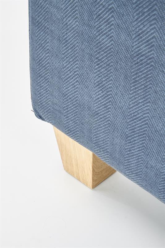 Polohovacia TV kreslo ušiak BARD — masív, látka, viac farieb - Farebné prevedenie BARD: Sivá