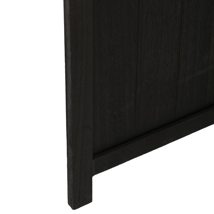 Elegancia v priestore: Čierny drevený paraván LIVARO Autronic