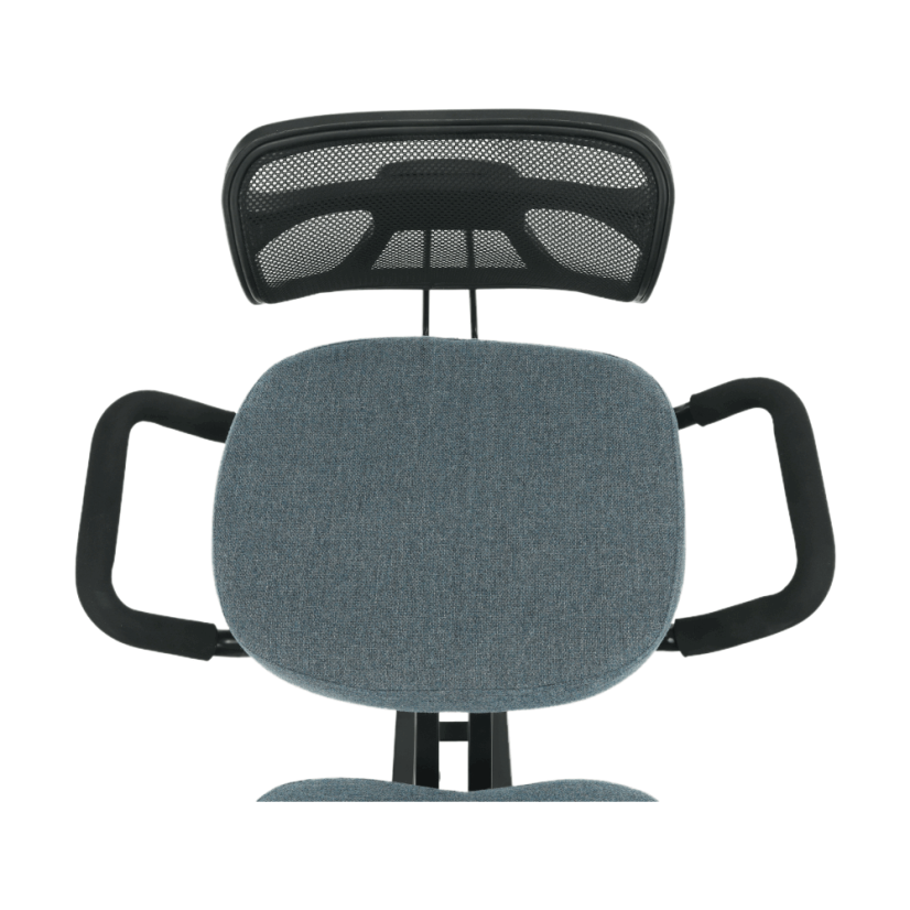 Ergonomická kľačka RUFUS – sivá látka