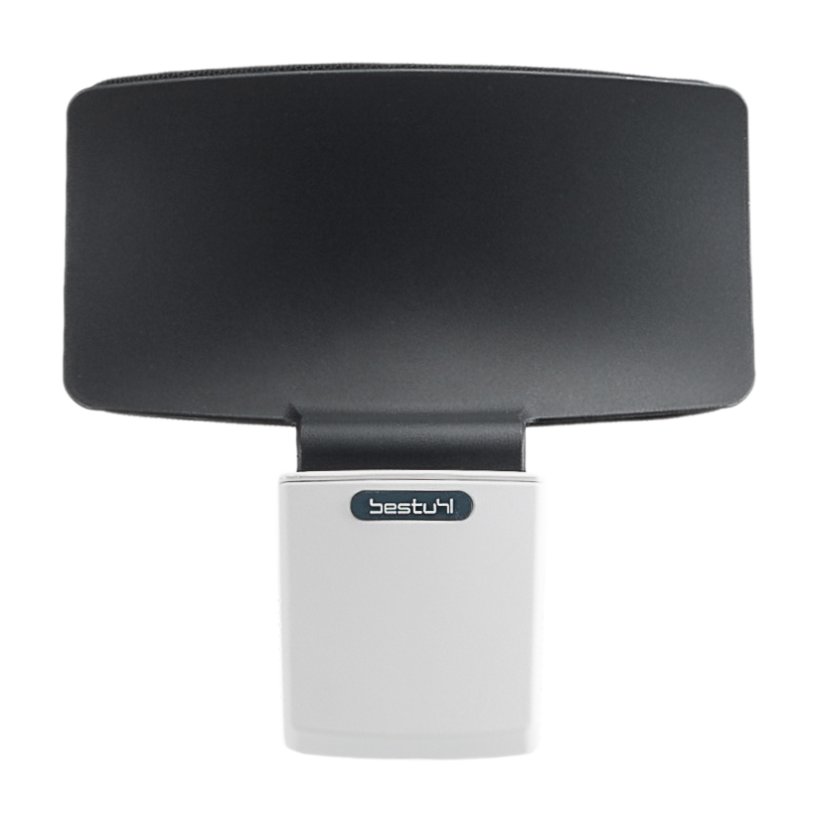 Kancelářská ergonomická židle Bestuhl S30 BLACK/WHITE — červená
