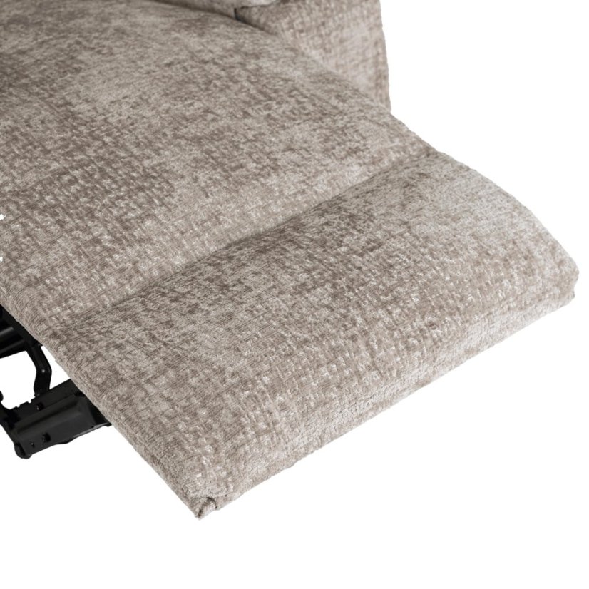 Masážne Kreslo BRUCE Polohovateľné — Béžové s masážnymi funkciami